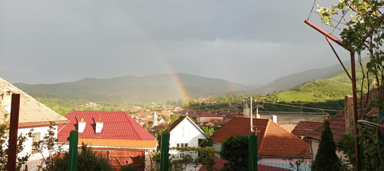 Apartament Panoramic la casa in comuna Răşinari Esterno foto